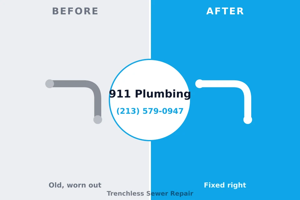 Before and after: plumbing repair Port Byron, IL
